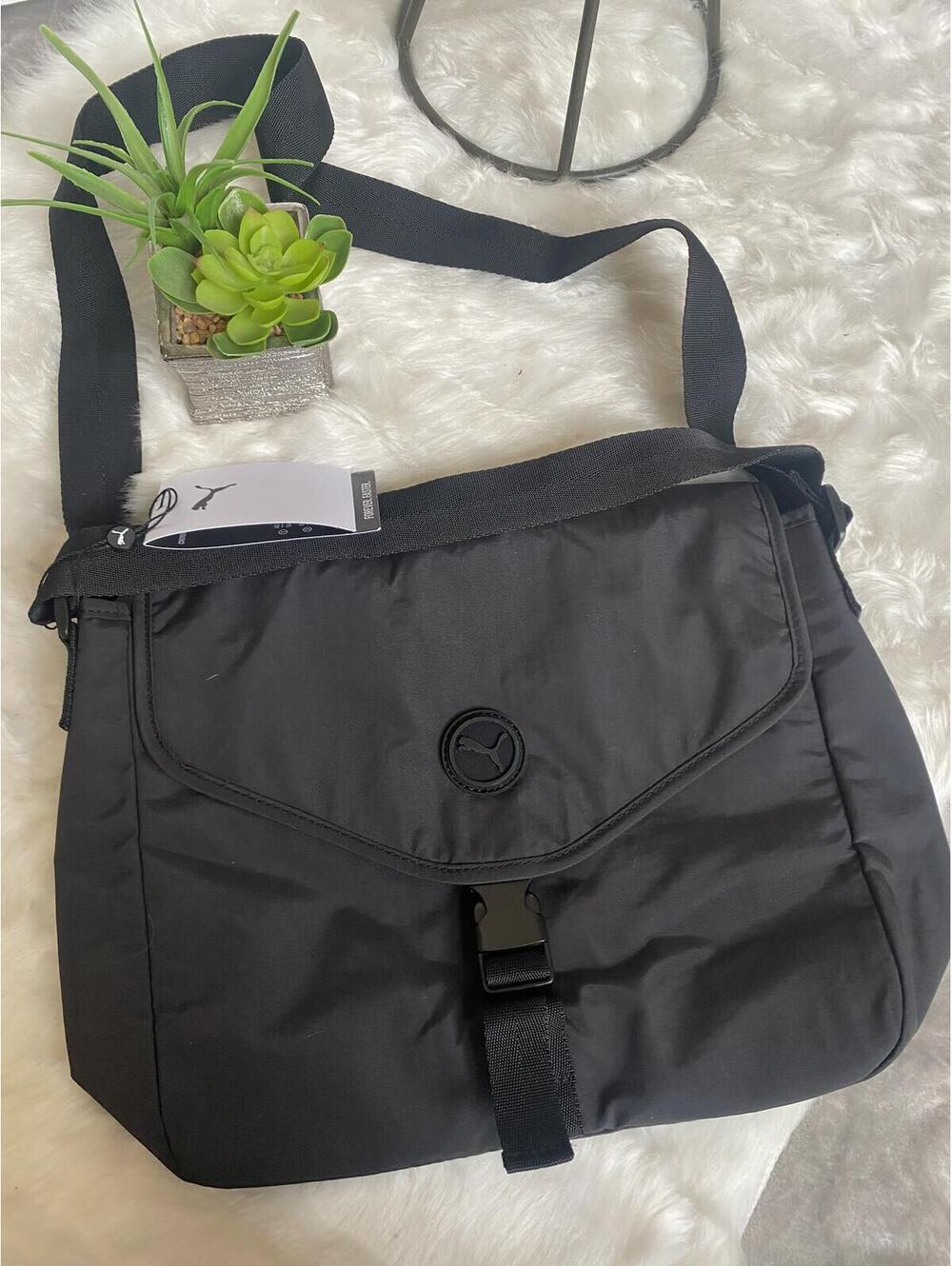 Puma Black Crossbody Messenger Bag